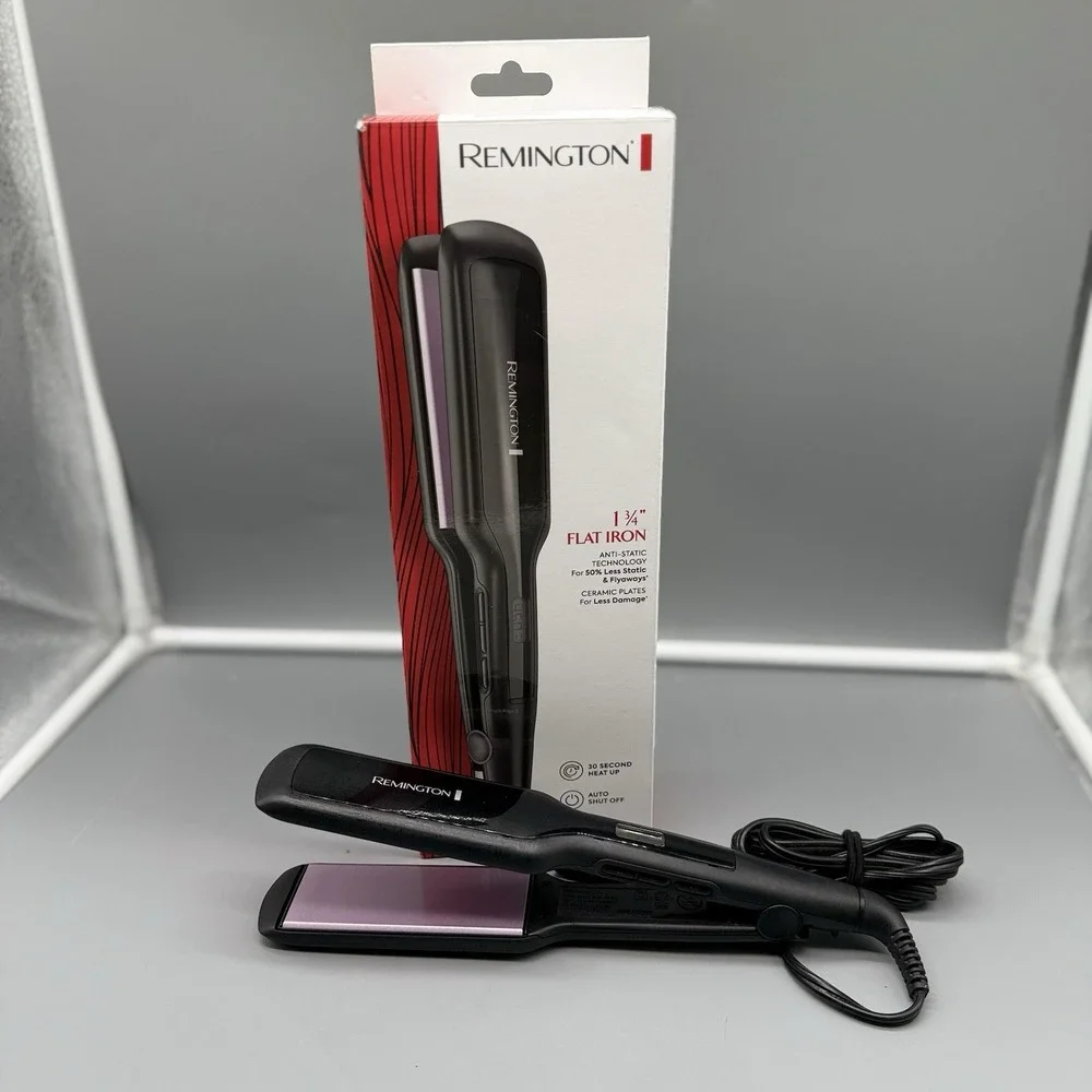 Remington S5520 1 3/4 Inch Wide Digital‎ Anti Static Ceramic Hair Straightener